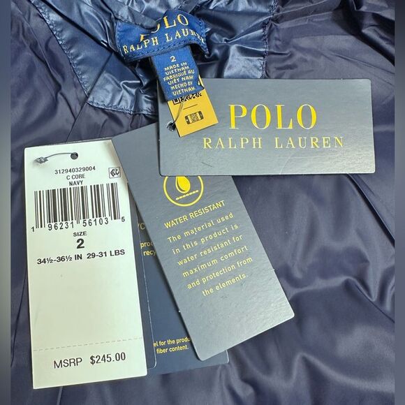 Polo‎ Ralph Lauren Little Girls Quilted Long Jacket, SIZE 2 - Picture 15 of 15